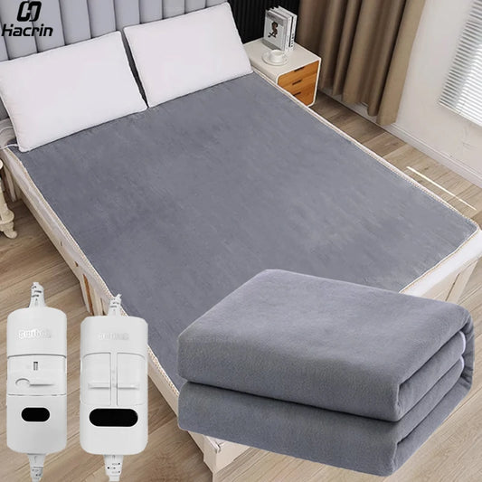 Electric Blanket 220V Electric Heating Blanket Heated Bed Electric Heating Pad for Bed Electric Heated Blanket Thermal Mattress